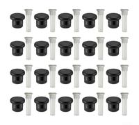 Tapa de boquilla de aspersor con red de filtro integrada para sistema de riego Hunter, piezas para riego de césped de jardín, material ABS, fácil instalación, negro, paquete de 5/10/20 (20 piezas)