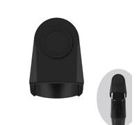 Tapa de boquilla de gel de sílice duradera para clarinete/saxofón alto, boquilla protectora de saxofón tamaño mediano (negro)