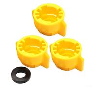 Tapa de boquilla de pulverización de liberación rápida con junta para aspersores de jardín y pulverizadores agrícolas diseñada para un fácil manejo y pulverización precisa (3 piezas)