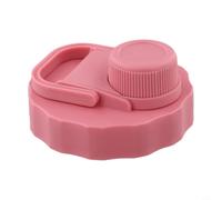 Tapa de botella de boca ancha, boquilla de repuesto con asa para botellas aisladas de 12 a 128 onzas, material de polipropileno de calidad, diseño a prueba de fugas, apta para lavavajillas, rosa, azul