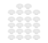 Tapa de Botón de Teclado de Juego, Tapa de Interruptor para Rocker Ttc, Gorra de Teclado para Rocker Al Aire Libre, Biométrica, 18 Uds. (Transparente)