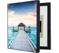 Tapa de caja de fusibles, medidor eléctrico, pintura decorativa, arte de pared for sala de estar, póster mural con marco de fotos(D,50x70cm)