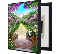 Tapa de caja de fusibles, medidor eléctrico, pintura decorativa, distribución, ocultar pinturas, arte de pared, póster con marco para(G,35x45cm)