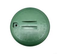 Tapa de caja de riego para sistemas de paisajismo, cubierta de plástico verde para cajas de agua enterradas, tapa de acceso al aire libre, se adapta a tamaños de 6, 10, 12 pulgadas, mantenimiento de