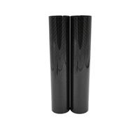 Tapa de carcasa de horquilla delantera de fibra de carbono universal 160 mm 178 mm 202 mm 225 mm 248 mm compatible con la mayoría de las piezas de motocicletas de motocross (248 mm)
