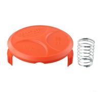 Tapa de carrete de recortadora para BlackDecker, recortadoras de cuerda compatible con BESTA525, BESTA528, BESTA530 ST1823, GL280 GL301 GL340, GL420XC GL423 GL425SC GL430S