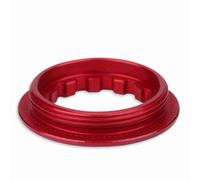 Tapa de Cassette de Ciclismo Volante de Bicicleta Cubierta de Anillo Bloqueo de Casete de Bicicleta Compacta (Rojo)