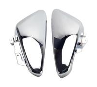 Tapa de celda de batería, Compatible con Suzuki Bulevar M109R Intruder M1800R VZR1800 Boss 06-22 Lado Izquierdo/derecho Cubierta De Carenado De Batería Protector De Motocicleta(Chrome)