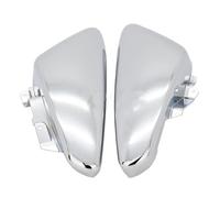Tapa de celda de batería, Compatible Con Suzuki Bulevar M109R Intruder M1800R VZR1800 Boss 2006-2022 Cubierta De Batería De Carenado Lateral De Motocicleta(Chrome)