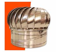 Tapa de chimenea, capota, giratoria, acero inoxidable 304, protector antipájaros, multiusos, con base garra, ahorro energía, adecuada for granja en el ático(500mm/19.69in)