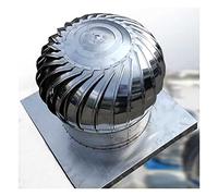 Tapa de chimenea, capota, tapa giratoria, acero inoxidable, multiusos superior antitiro descendente, cubierta tubo humos, ventilador turbina(400mm/15.74in)