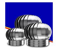 Tapa de chimenea, capota, tapa giratoria, antitiro descendente acero inoxidable, protección, ventilador turbina Chimenea(200mm/7.87in)