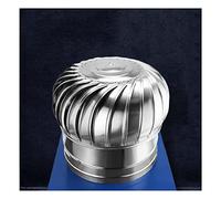 Tapa de chimenea, capota, ventilación, antitiro descendente acero inoxidable con tapa giratoria(150mm/5.91in)