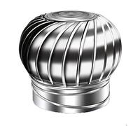 Tapa de Chimenea con Cubierta para Lluvia y Nieve de 300 mm. Ventilador Giratorio para Resistencia al Viento. Diseño de turbina giratoria. Ideal para protección contra la