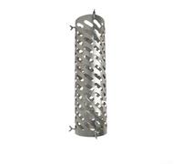 Tapa de chimenea de acero inoxidable con parachispas para tubo de estufa, cubierta de chimenea de 32 cm, protector de ventilación resistente a la corrosión para sistemas de calefacción del hogar