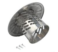 Tapa de chimenea de acero inoxidable de grado 304, cubierta de ventilación de techo, protector de escombros de lluvia y nieve para tubo de combustión, extractor de aire, salida de aire de pared al