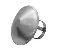 Tapa de Chimenea de Acero Inoxidable para Tubo de Escape, Resistente a la Intemperie, Cubierta para Lluvia, Cubierta Exterior para Tubo de Chimenea de Horno de Arcilla, 2,95 Pulgadas