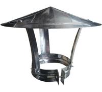 Tapa de chimenea de acero inoxidable Remate de chimenea for exterior, varios tamaños, 11-25 cm(12cm(4.72in))