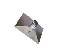 Tapa de chimenea industrial de acero inoxidable - Campana extractora de alta eficiencia con recolección de polvo y fácil instalación.(800x600mm/31.5x23.6in)