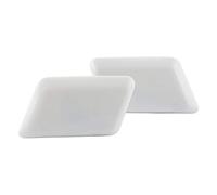 Tapa de Chorro de lavafaros-Duokon 1301040 1301038 - Juego de Cubiertas para Faros Delanteros de plástico ABS, Color par de Tapas, Apto para