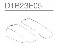 Tapa del maletín superior Shad sh23 aluminium g/d TU