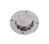 Tapa De Combustible Accesorios Para Motocicleta Cubierta De Aluminio Para Tanque De Gasolina Para K75 K100 K100LT K100RT K100RS IENQBVL(Silver2)