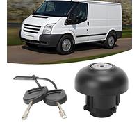Tapa de Combustible con Cerradura, Tapa del Tanque de Combustible, con 2 Llaves, Tapón de llenado de combustible, Tapón de Bloqueo de Gasolina Reemplazo 1715043 para Transit Mk7 2006-2014