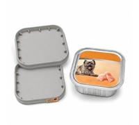 Tapa de comida para perros, 150 g, para Premiere, Animonda, Edgard & Cooper, Rosie's Farm 2 unidades (300 g, 110 mm x 110 mm)