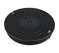 Tapa de conducto para tubo liso, diámetro DN315, tapa de alcantarilla, tapa de control, color negro