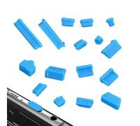 Tapa De Conexión De La Computadora - Tapón De Silicona Suave, Tapón De Protección De Polvo De Conexión | Solución Protectora De 16 Piezas Puertos USB, RJ45, Audio Tipo C Para Conexiones