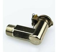 Tapa de copa de aceite en ángulo recto en forma de L para fresadoras Bridgeport - para acoplamiento de codo de cobre mecanizado CNC, rosca M6/M8//8 pulgadas (M6)