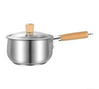 Tapa de cristal 2L para gas y electricidad (16 cm, 2 L) | Parte inferior compuesta gruesa de 3 capas, para una distribución rápida y uniforme del calor nergética para