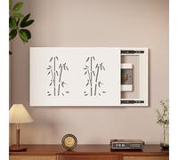 Tapa de Cuadro Eléctrico Decorativa - Diseño Hueco con Patrones de Dibujos Animados, Fácil Instalación, para Salón y Dormitorio A R-45x35cm