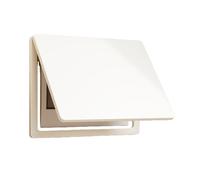 Tapa de cuadro eléctrico, tapa decorativa para cuadro eléctrico cubierta para contador de luz, caja de distribución, contador flip oculto, decoración doméstica (A. Blanco puro, 25×20 cm)