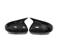 Tapa de cubierta de espejo Ajuste para Kia KX5 2016-2019 pegatina de coche cubierta de espejo retrovisor lateral tapa de ala puerta Exterior vista trasera embellecedor d(Carbon)