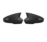 Tapa de cubierta de espejo Ajuste para Skoda Octavia Mk3 tapas de espejo lateral tipo ala cubierta 5E reemplazo 2014 2015 2016 2017 2018 2019(Carbon fiber pattern)