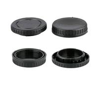 Tapa de cuerpo de cámara N1 y cubierta de lente trasera compatible con Nikon N1 J5 J3 J2 J1 V3 V2 V1 Camrea 2 juegos