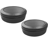 Tapa de cuerpo de cámara y tapa trasera para Canon EOS R RP R5 R6 Más Canon RF Mount DSLR [2+2 unidades)