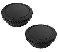 Tapa de cuerpo y tapa de lente trasera para cámara Canon EOS EF EF-S en T7 T6 90D 80D 77D 70D 60D 5Ds 1DX 5D 7D / 6D Mark II III 200D Rebel SL3 SL2 T8i T7i T6i T6S T5i T5 T4i T3 T2ii T2ii 1i [2 Juegos
