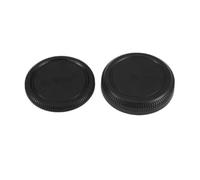 Tapa de Cuerpo y Trasera Lente GFX, Compatible con Fujifilm | Para cámaras 100 100S II 100SII 100II 50S 50R 50SII, plástico, negro
