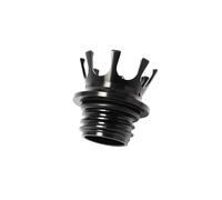 Tapa De Depósito Combustible Y Aceite Estilo Corona para Motocicletas para H&Arley: Tapón Gasolina Ventilado para Sportster 1200 XL 883, Road King FLHR, Softail, Dyna Touring(Black)