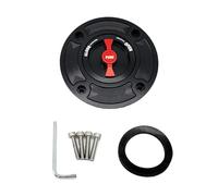 Tapa De Depósito De Combustible CNC Para Motocicleta Para Suzuki GSXR600 GSXR750 GSXR1000 GSXR1300 Hayabusa TL1000S TL1000R GS500 Combustible Para Motocicleta(Black and Red)