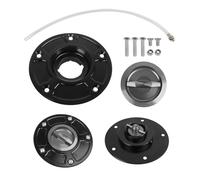Tapa de depósito de Combustible de Motocicleta de liberación rápida sin Llave Cubierta de Gas para Suzuki Hayabusa GSXR 600 750 1000 K1-K8 SV650 X SV 1000 S (Titanio)