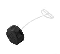 Tapa de depósito de combustible para cortasetos, desbrozadora y multiherramienta, diámetro exterior de 45 mm, tapa de repuesto de plástico compatible con 43cc/49cc/52cc/