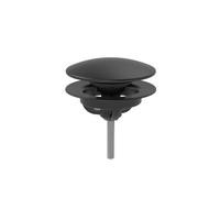 Tapa de desagüe click-clack de LAUFEN, para bañeras independientes Marbond, 0040001, H2951391630001, Color: Negro titanio mate
