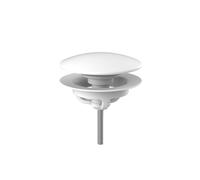 Tapa de desagüe click-clack de LAUFEN, para bañeras independientes Marbond, 0040001, H2951392680001, Color: Blanco Mate