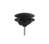 Tapa de desagüe click-clack de LAUFEN, para bañeras independientes Marbond, 0040001, H2951394500001, Color: Negro Mate