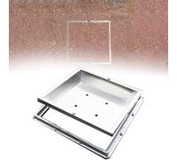 Tapa de desagüe de acero inoxidable de 30-85 cm, tapa de drenaje invisible para zonas de estar, diseño empotrado, para adaptarse a espacios de 85 x 60 cm, resistente a la intemperie.