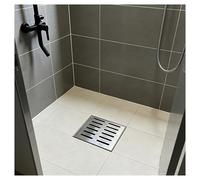 Tapa de Desagüe Exterior, Rejilla de Drenaje Cuadrada Sumidero Desagüe Ducha Cuadrado para Jardín, Terraza, Huerto, Carretera(30x20x2cm/11.8x7.9x0.8in)