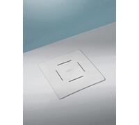 Tapa de desagüe HÜPPE EasyStep, blanca, cuadrada, para plato de ducha EasyStep, 070062000